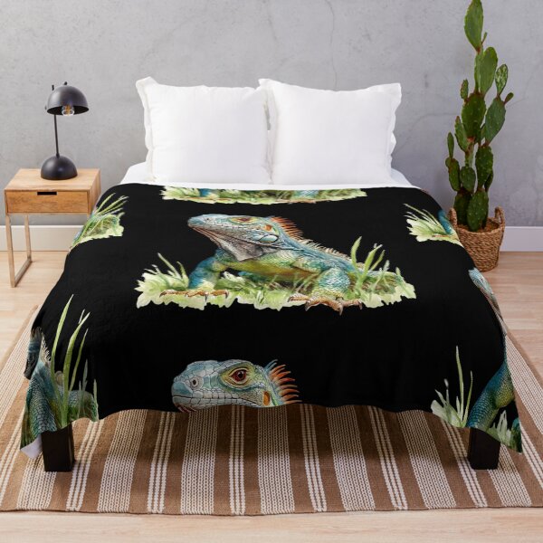 Item preview, Vibrant Iguana in Grass designed and sold by virdeiz.