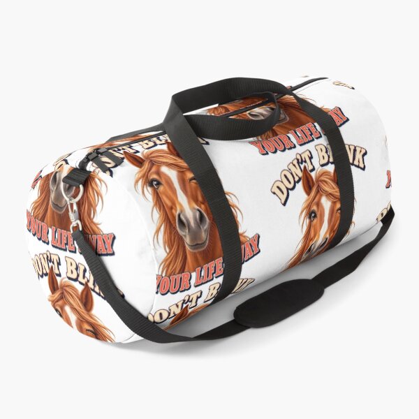 Item preview, Funny Winking Horse Don’t Blink Your Life Away. designed and sold by Kolibra.