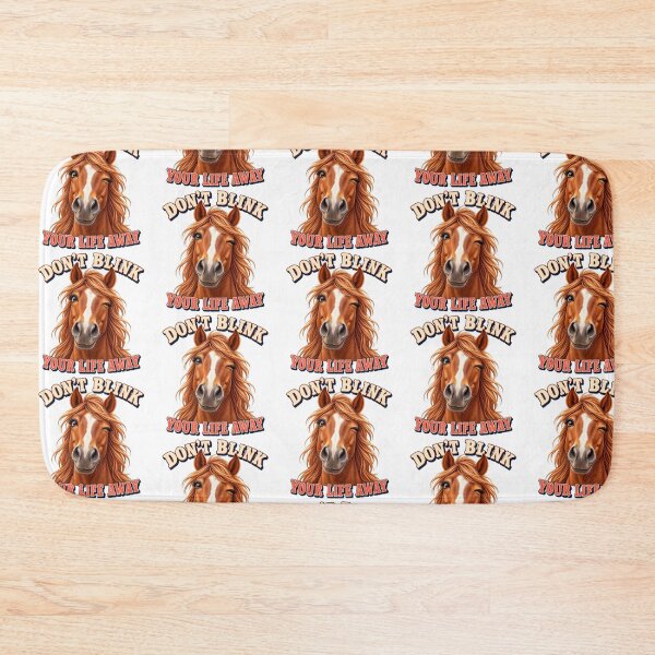 Item preview, Funny Winking Horse Don’t Blink Your Life Away. designed and sold by Kolibra.