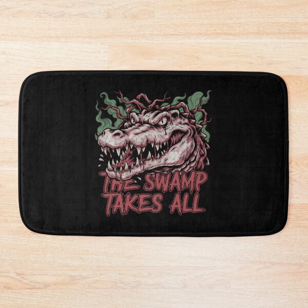 Item preview, Alligator The Swamp Takes All Reptile Deathcore Graphic designed and sold by Enea Kelo.