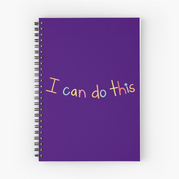 Item preview, I Can Do This Rainbow Colorful Positive Quote designed and sold by Rush2Buy.