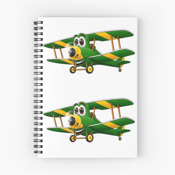 Item preview, Green Yellow Biplane Cartoon designed and sold by Scott Hayes.