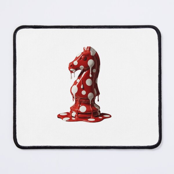 Item preview, Melting Polka Dot Chess Knight Strategy Pop Art designed and sold by YourColorsWall.
