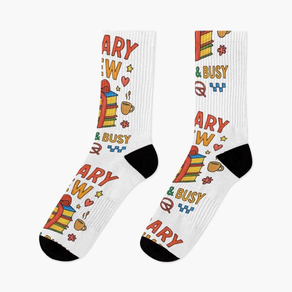 Item preview, Library Crew Booked & Busy – Cute Librarian Book Lover Reading Design designed and sold by LifeProApperal.