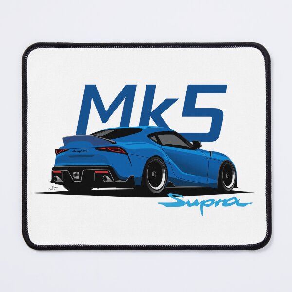 Item preview, Mk5 Supra GR Stratosphere Blue Rear illustration designed and sold by blackdogshop.
