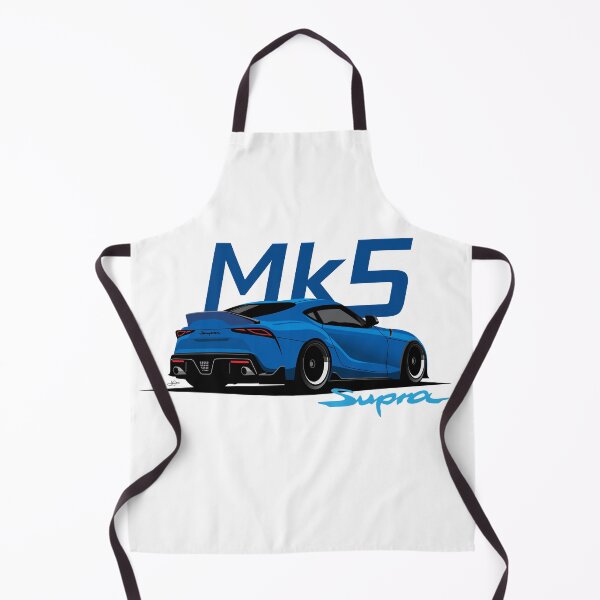 Item preview, Mk5 Supra GR Stratosphere Blue Rear illustration designed and sold by blackdogshop.