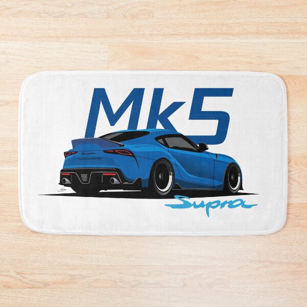 Item preview, Mk5 Supra GR Stratosphere Blue Rear illustration designed and sold by blackdogshop.