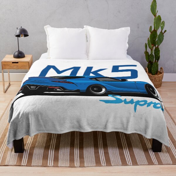 Item preview, Mk5 Supra GR Stratosphere Blue Rear illustration designed and sold by blackdogshop.