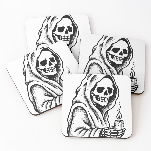 Item preview, Maybe in Another Life – Gothic Skeleton Candle Design designed and sold by Mavriboy.