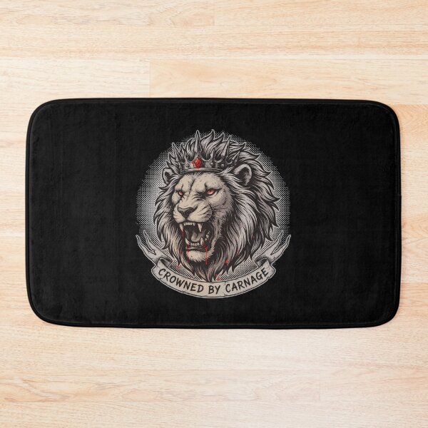 Item preview, Crowned By Carnage Lion Deathcore Crown Graphic designed and sold by Enea Kelo.