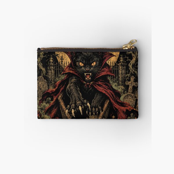 Item preview, Vampire Cat Under Full Moon – Spooky Halloween designed and sold by will freed18.