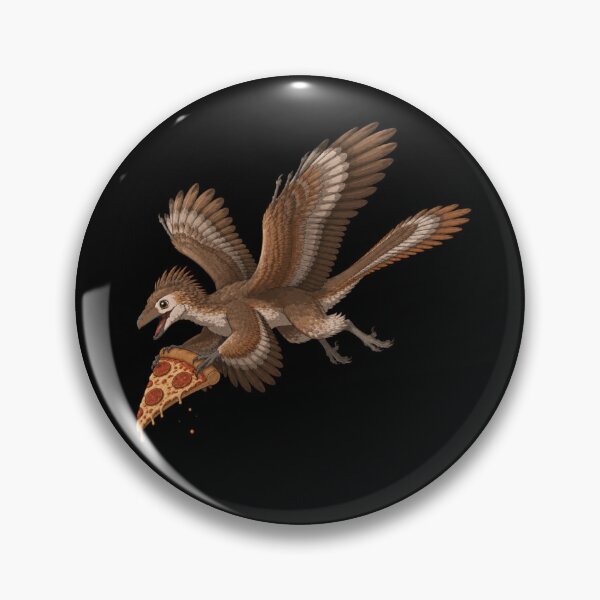 Item preview, Archaeopteryx with pizza designed and sold by Konvero.