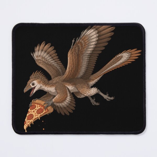 Item preview, Archaeopteryx with pizza designed and sold by Konvero.