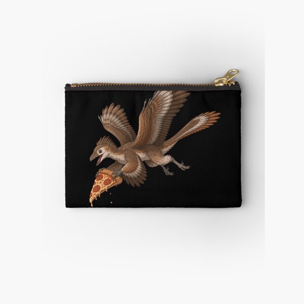 Item preview, Archaeopteryx with pizza designed and sold by Konvero.
