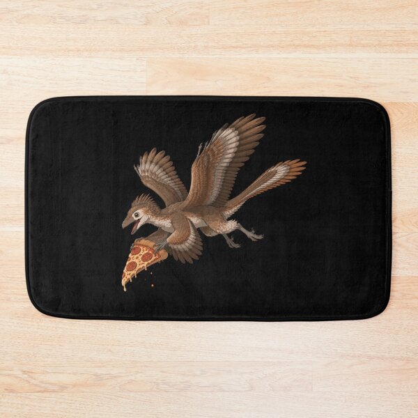 Item preview, Archaeopteryx with pizza designed and sold by Konvero.