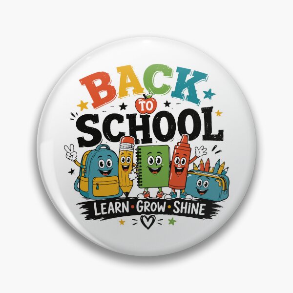 Item preview, Back to School Learn Grow Shine Cute School Supplies Design designed and sold by Sunday.Supply.