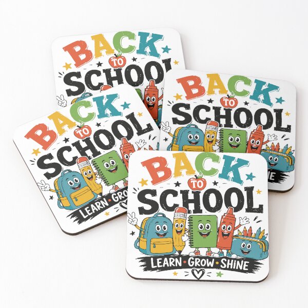 Item preview, Back to School Learn Grow Shine Cute School Supplies Design designed and sold by Sunday.Supply.