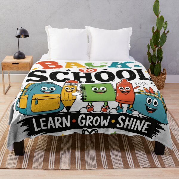 Item preview, Back to School Learn Grow Shine Cute School Supplies Design designed and sold by Sunday.Supply.