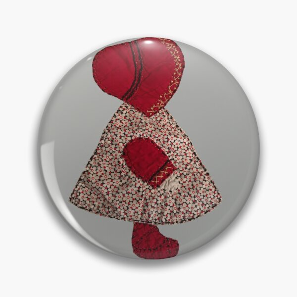 Item preview, Dutch Girl Quilt Block in Red designed and sold by KathyLav.