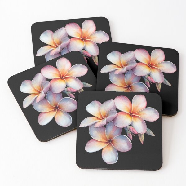 Item preview, Elegant Plumeria Blooms designed and sold by virdeiz.