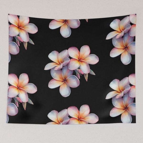 Item preview, Elegant Plumeria Blooms designed and sold by virdeiz.