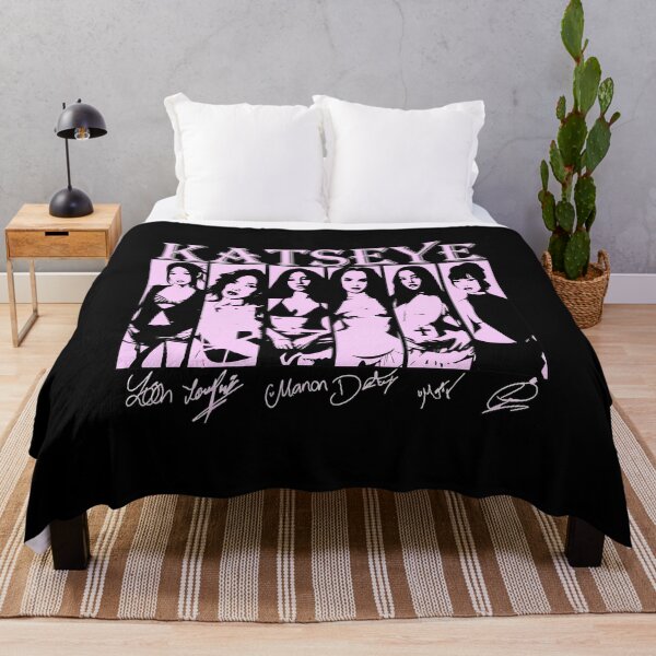 Item preview, KATSEYE Pink Pop Star Lineup Portrait designed and sold by Catsi-Nook-Art.