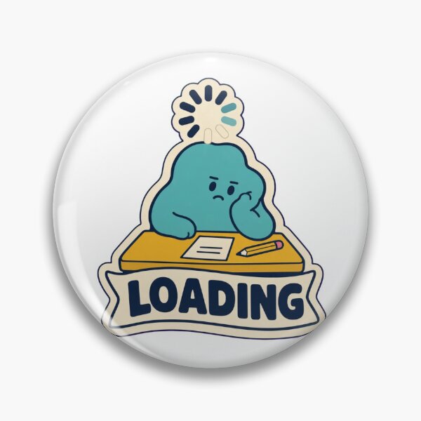 Item preview, Executive Function Blob | Cute ADHD Creature Neurodivergent Doodle designed and sold by StickyGuys.