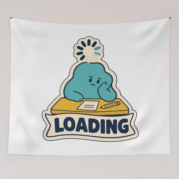 Item preview, Executive Function Blob | Cute ADHD Creature Neurodivergent Doodle designed and sold by StickyGuys.