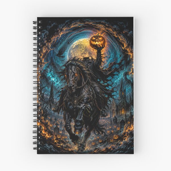 Item preview, Headless Halloween Rider – Pumpkin Horseman Gothic Horror designed and sold by will freed18.