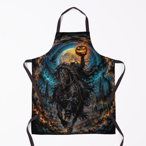 Item preview, Headless Halloween Rider – Pumpkin Horseman Gothic Horror designed and sold by will freed18.