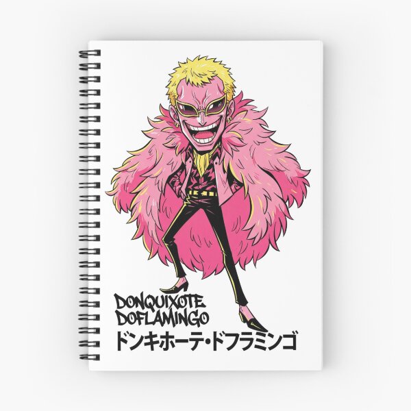 Item preview, Donquixote Doflamingo One Piece Anime Villain Pink Coat Illustration designed and sold by FreakToons.