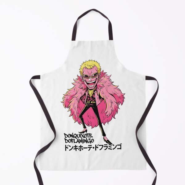 Item preview, Donquixote Doflamingo One Piece Anime Villain Pink Coat Illustration designed and sold by FreakToons.