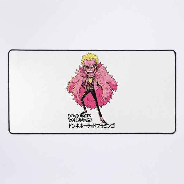 Item preview, Donquixote Doflamingo One Piece Anime Villain Pink Coat Illustration designed and sold by FreakToons.
