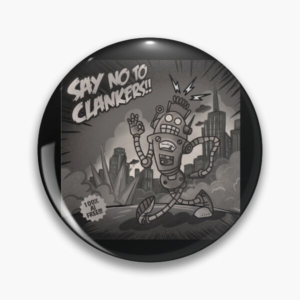 Item preview, Retro Sci Fi Robot Clanker designed and sold by StillReal.