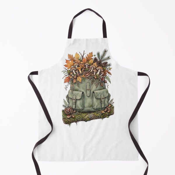 Item preview, Autumn Treasures Mushroom Backpack Forest Treasures Cottagecore Fall Goblincore designed and sold by Neurospicy Trolls.