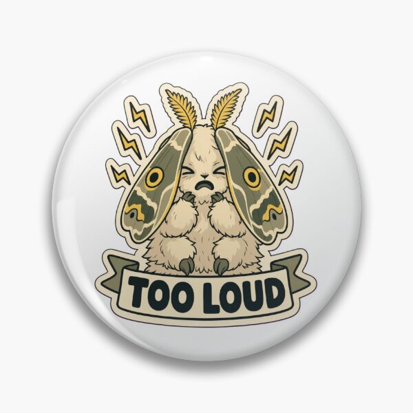 Item preview, Overstimulated Moth | Cute ADHD Creature Neurodivergent Doodle designed and sold by StickyGuys.