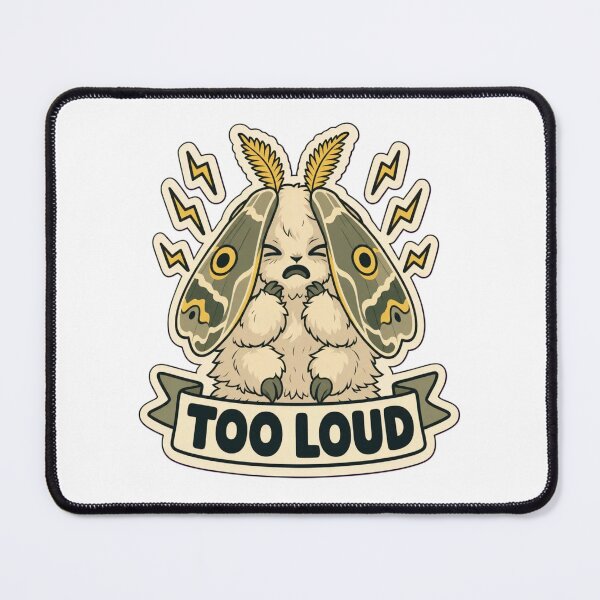 Item preview, Overstimulated Moth | Cute ADHD Creature Neurodivergent Doodle designed and sold by StickyGuys.