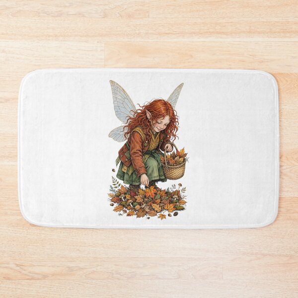 Item preview, Autumn Fairy Gathering Fall Leaves Cottagecore Fairy Goblincore designed and sold by Neurospicy Trolls.