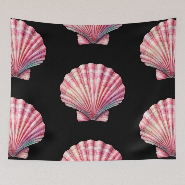 Item preview, Vibrant Pink Seashell designed and sold by virdeiz.
