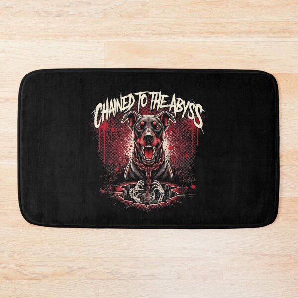 Item preview, Chained To The Abyss Doberman Skeletal Hands Graphic designed and sold by Enea Kelo.