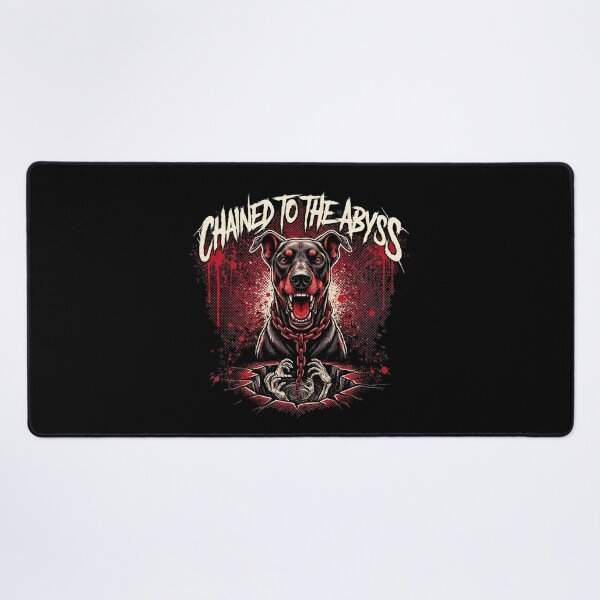 Item preview, Chained To The Abyss Doberman Skeletal Hands Graphic designed and sold by Enea Kelo.