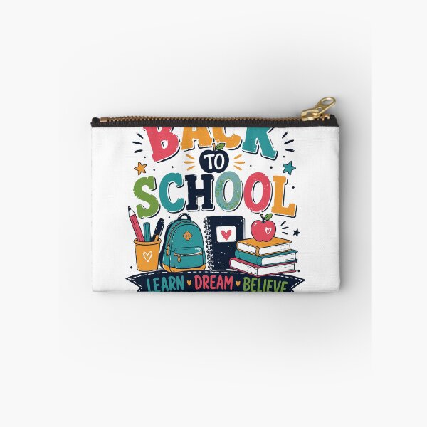 Item preview, Back to School Learn Dream Believe Colorful School Supplies designed and sold by Sunday.Supply.