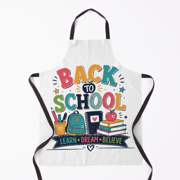 Item preview, Back to School Learn Dream Believe Colorful School Supplies designed and sold by Sunday.Supply.