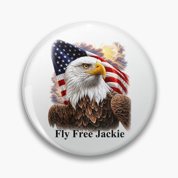 Item preview, Eagle Legend Jackie and Shadow Bald Eagle Tribute Memorial designed and sold by ciaro-media.