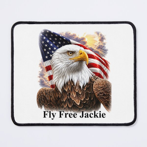 Item preview, Eagle Legend Jackie and Shadow Bald Eagle Tribute Memorial designed and sold by ciaro-media.