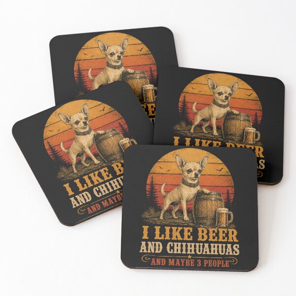Item preview, I Like Beer and Chihuahua and Maybe 3 People designed and sold by will freed18.