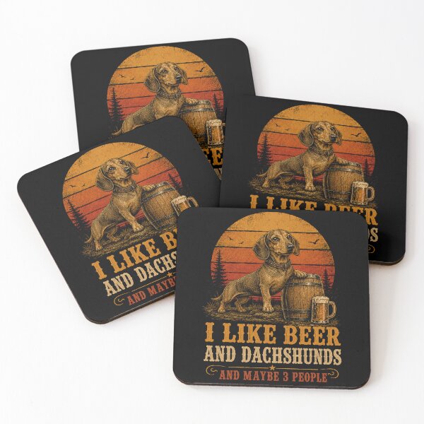 Item preview, I Like Beer and Dachshund and Maybe 3 People designed and sold by will freed18.