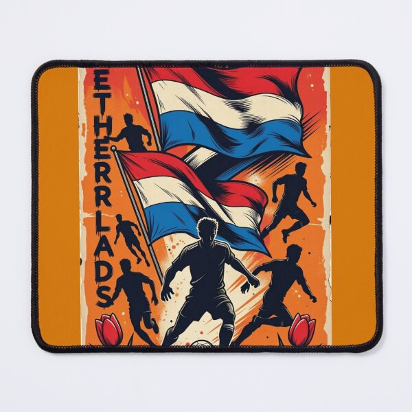 Item preview, Vintage retro Oranje Football Poster designed and sold by Nexus Space.