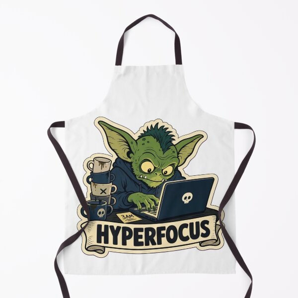 Item preview, Hyperfocus Gremlin | Cute ADHD Creature Neurodivergent Doodle designed and sold by StickyGuys.