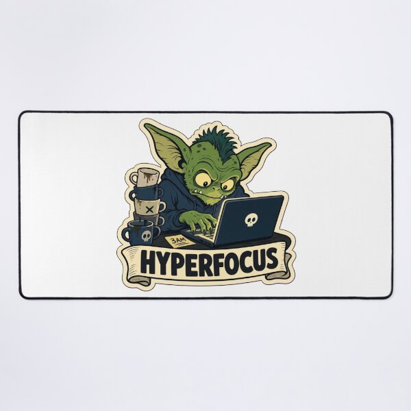 Item preview, Hyperfocus Gremlin | Cute ADHD Creature Neurodivergent Doodle designed and sold by StickyGuys.